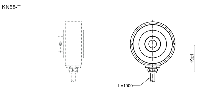 product-HENGXIANG-10000 pulse rotary encoder KN58 8pin radial socket ABZ phase 8-14mm hollow shaft d