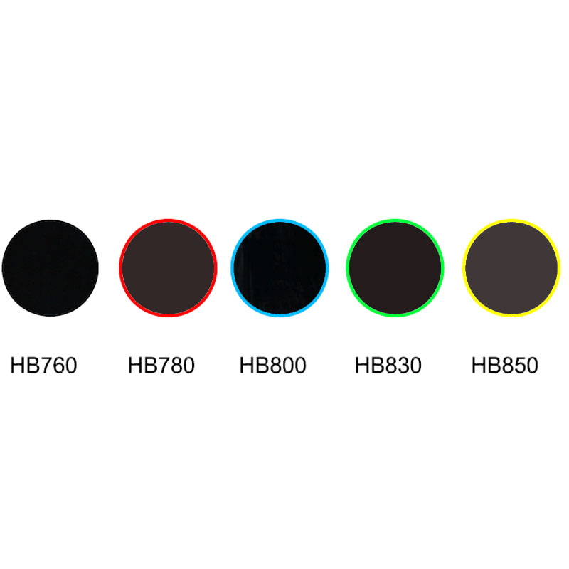 IR transmission visible absorption glass infrared glass HB760 HB780 HB800 HB830 HB580
