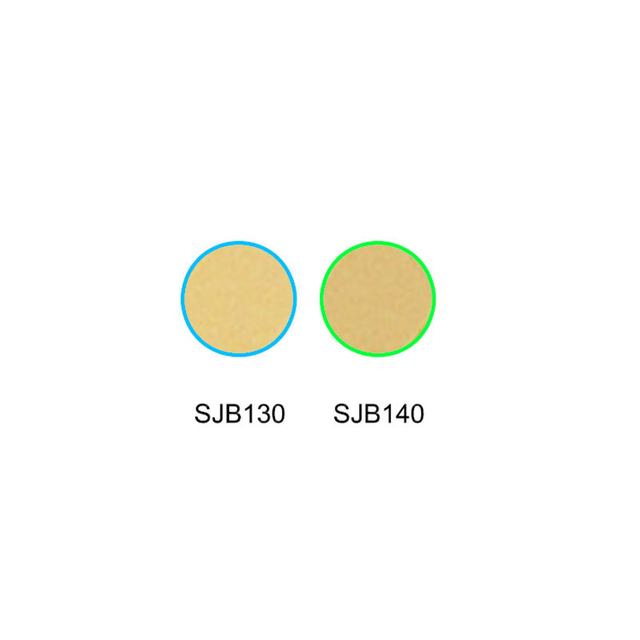 Falling color temperature glass optical color filters SJB130 SJB140