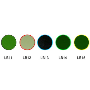 Green Colored Glass Absorptive Filter LB11 LB12 LB13 LB14 LB15