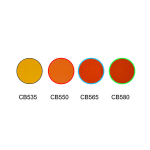 Orange glass color filter cut-off glass filter CB535 CB550 CB565 CB580