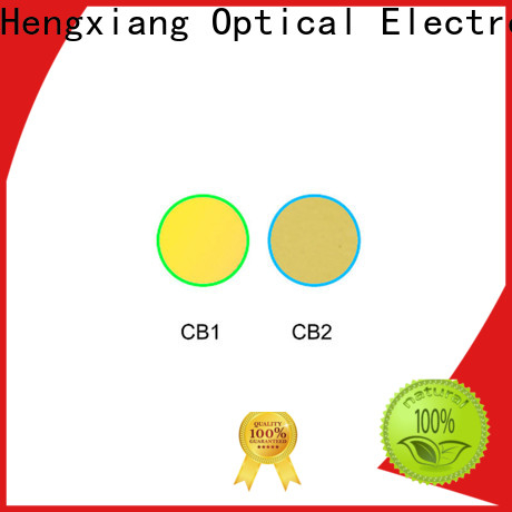 HENGXIANG colored lens filters series for UV or IR detection system