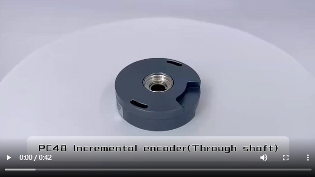 PC48 UVW signal single bearing with UVW version 8-14mm hollow shaft incremental ppr encoder cnc