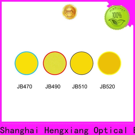 HENGXIANG top quality glass color filters for lights directly sale for medical