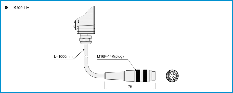 product-K52 incremental encoder radial M18 connector hollow shaft rotary encoder industrial encoder -1