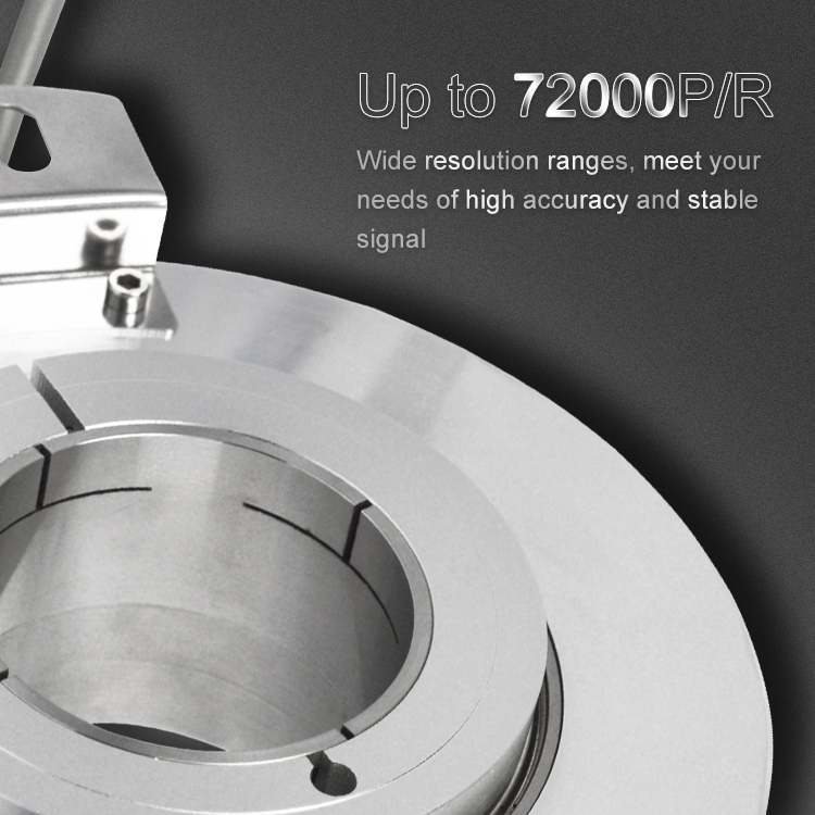 Large through hole shaft 48/52/55/60/65/70 incremental encoder ring max 14400ppr K130