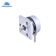 High temperature 90 degrees shaft encoer with mounting flange S50F