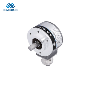 S52 Solid Shaft Encoder Industrial rotary encoder 52mm photoelectric 10000-23040ppr with UVW singal solid shaft encoder line driver 26C31 output shaft angle encoder