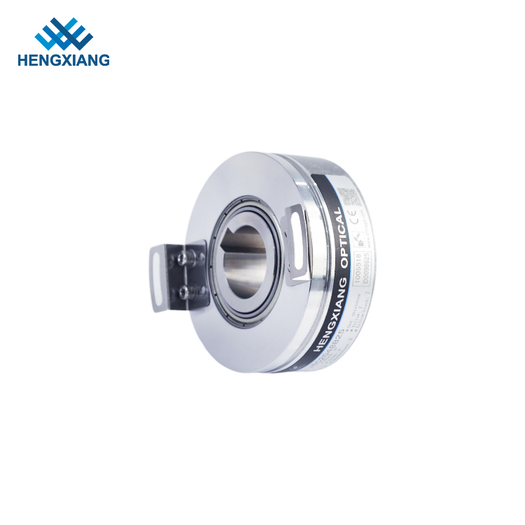 Through Hole Optical Shaft Encoder , KC76 Keyway Stainless Steel Encoder