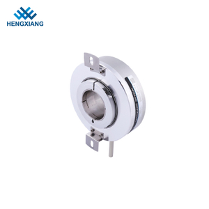 K130 CNC Encoder hollow shaft diameter 48/55/60mm through hole line driver signal ABZ phae with index output max 65536 resolution rotary encoder price