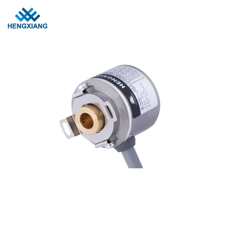 K35 rotary encoder micro encoder mini size blind hole 6mm 2500 resolution and 4 poles for servo motor