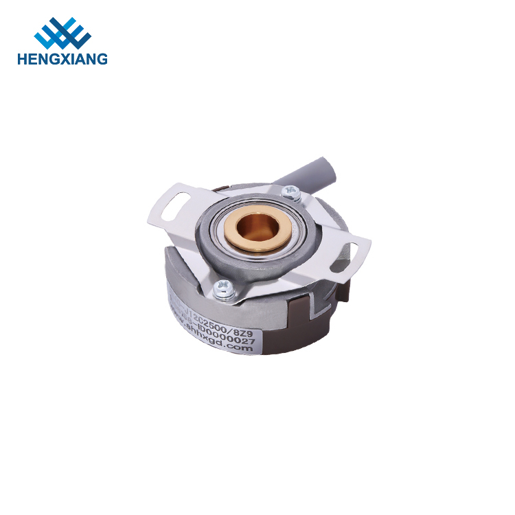 KN40 rotary encoder Solid cone shaft encoder taper shaft 6/8/9/10mm 20000 pulse TTL singal for Core gold uncoiler