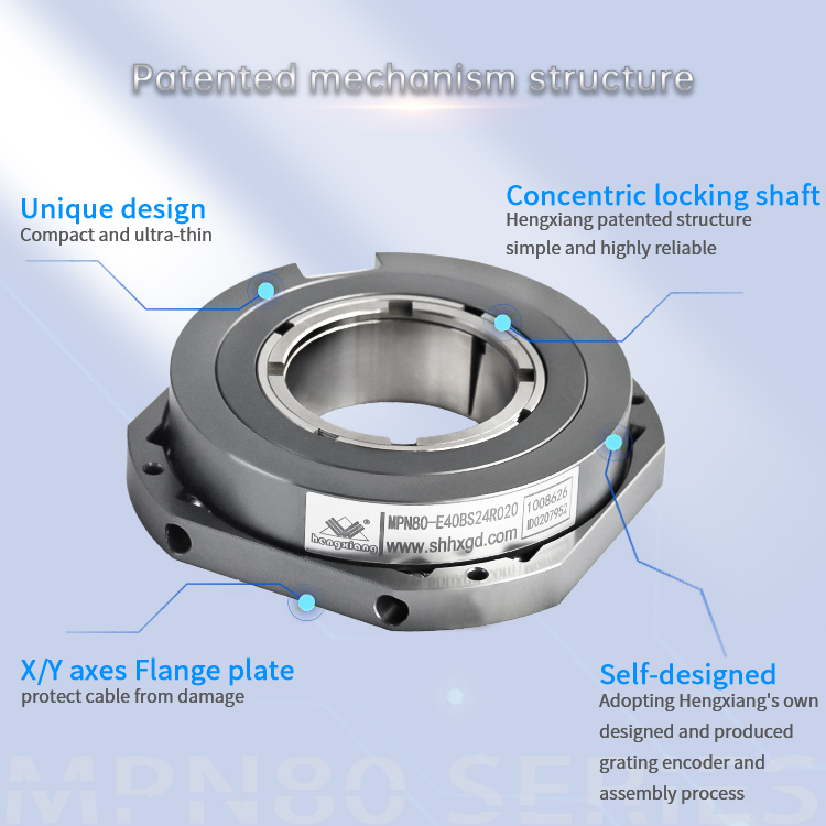 Non-contact large hole 30-40mm inside shaft absolute encoder MPN80
