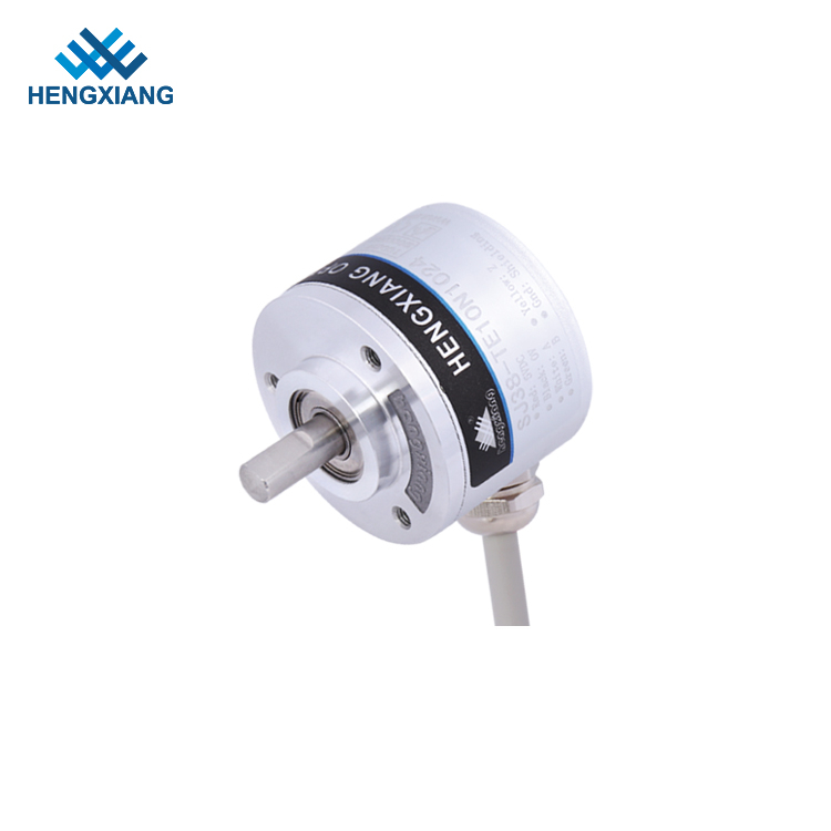 SJ38 Solid Shaft Encoder single turn absolute encoder Gray code Parallel output 32-4096ppr 5-12 bit weight 130g optical absolute encoder