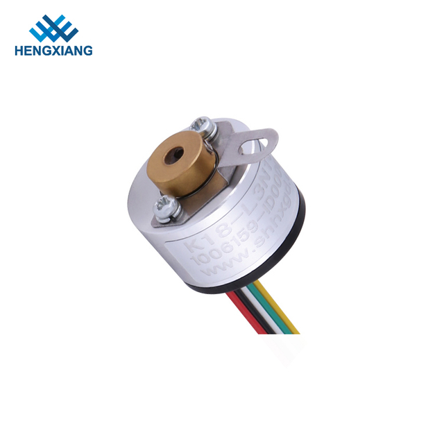 Blind Hole Shaft K18 Miniature Rotary Encoder AB Phase NPN Output High Accuracy