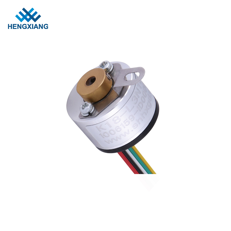 K18 incremental encoder miniature rotary encoder blind hole shaft 2.5mm ABZ NPN output abz encoder