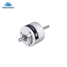 SJ38 absolute digital encoder micro rotary encoder shaft 5mm 6mm NPN output single turn absolute encoder max 12 bit position encoder sensor