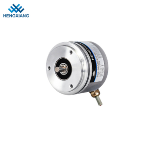 S58 incremental encoder Push-pull complementary output with alarm/sensing outer diameter 58mm 10mm solid shaft rotary encoder up to 23040 pulse resolution position encoder
