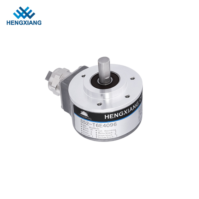 S52 High Resolution Encoder high speed rotary encoder 3000rpm 5000rpm 8mmSolid shaft encoder thickness 29mm heavy duty encoder ABZUVW phase IP66 angle encoder